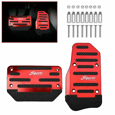 $15.28 • Buy Red Universal Non Slip Automatic Gas Brake Foot Pedal Pad Cover Car Accessories