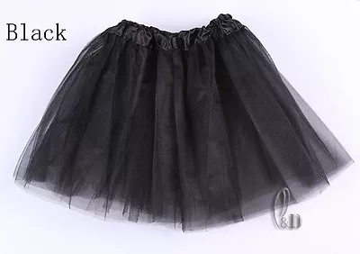 AU SELLER Girls To Teens Adults Ballet Dance 3 Layered Tulle Tutu Skirt Da014 • $14.99