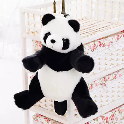 Cute Cartoon Panda Plush Backpack For Kids - High Capacity Stuffed Toy • £16.88