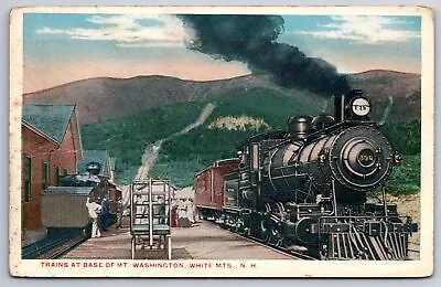 White Mountains New Hampshire~Mount Washington Train Station~1920s Postcard • $8.99