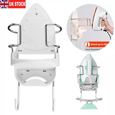 Iron Board Hanger Wall Mount Electric Iron Holder Iron And Ironing Board Storage • £13.94