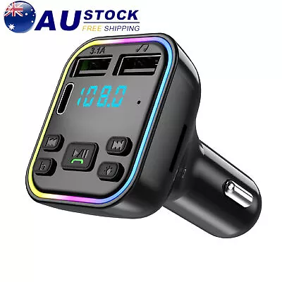 Wireless Bluetooth Car FM Transmitter Handsfree Kit MP3 Player Adapter Charger • $14.88