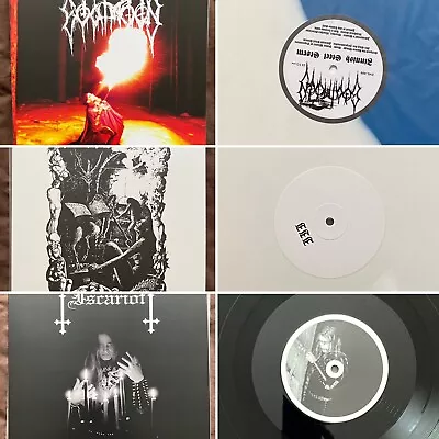 Goatmoon Black Witchery Judas Iscariot 3 Vinyl Lot Peste Noire Satanic Warmaster • $86.97