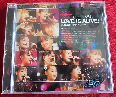 Morning Musume LOVE IS ALIVE! 2002 At Yokohama Arena DVD Region 2 Goto Maki Grad • $24.99