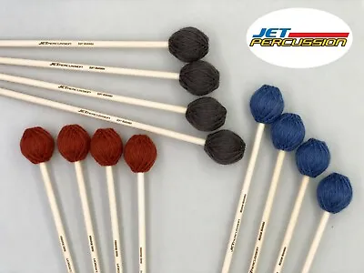 Jet Percussion - Marimba Mallets 6 Pairs - Soft Medium Hard - Machine Wrapped • $102