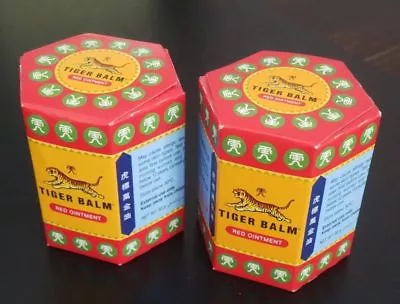 PACK OF 2 Tiger Balm (Red) Super Strength Pain Relief Ointment - 9 Ml • $8.40