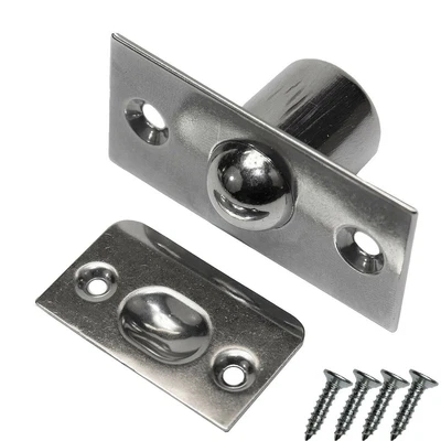 £2.87 • Buy Adjustable Door Roller Catch Mortice Lock Spring Loaded Ball Latch Lock Part New
