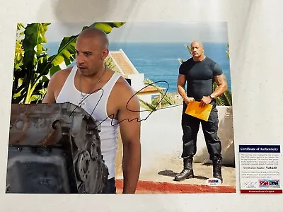 VIN DIESEL Signed Autographed 11x14 Photo Fast And Furious PSA/DNA COA Huge Sig • $229.95