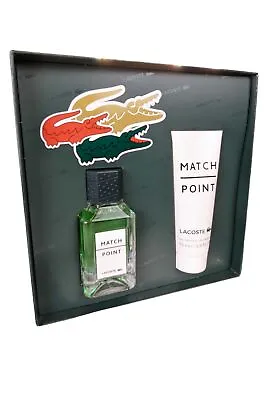 Match Point EDT Spray 50ml Shower Gel 75ml Mens Fragrance Set Lacoste • £42.49