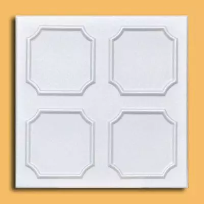 Ceiling Tiles Glue Up DIY Decorative Styrofoam ALFA 20  X 20  White • $2.74