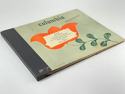 Vintage 1948 Columbia Records 78rpm 2 Record Set Bach Chaconne MX313 MX 313 • $41.64