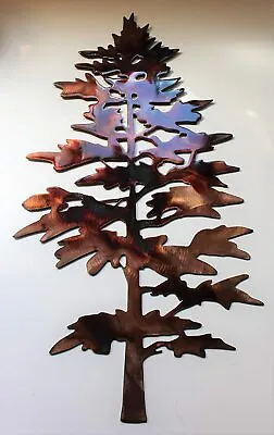 Majestic  Pine Tree Metal Wall Art Décor 16  X Approx. 10  Wide • $32.99