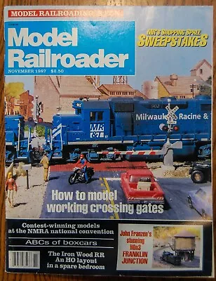 Model Railroader Magazine November 1987 • $2