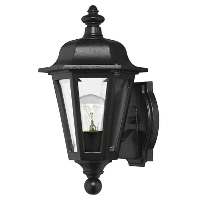 Hinkley Lighting Manor House 1 Light Outdoor Mini Wall Mount Black - 1819BK • $189