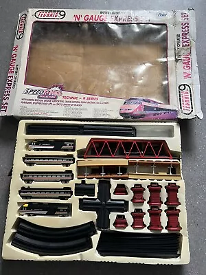 Technic 9 Intercity N Gauge Train Express Set Series 9 Peterkin Battery Powered • £80