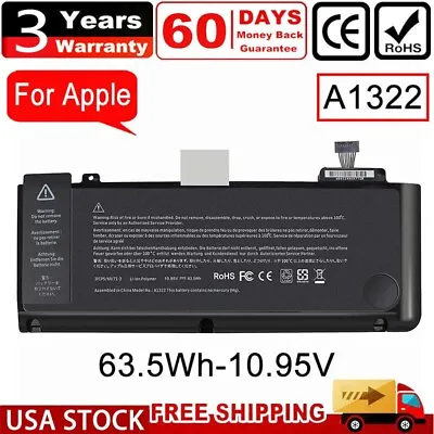 A1322 Battery For Apple MacBook Pro 13  A1278 Mid 2009 2010 2011 2012 NEW 63.5Wh • $17.85