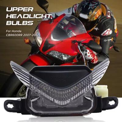 LED Front Upper Top Headlight Bulb Head Light Lamp For Honda CBR600RR 2007-2012 • $24.39