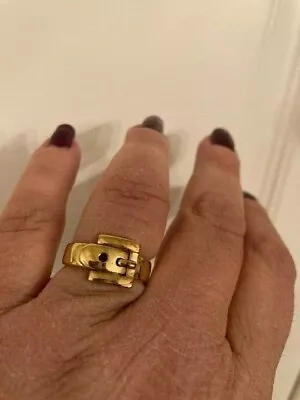 Michael Kors Gold-Tone Belt Ring- Adorable • $30