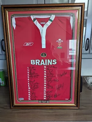 Wales Signed Rugby Shirt. 2005 Grand Slam Official Shirt 18/150 • £200