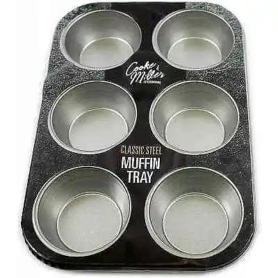 £5.29 • Buy Non Stick 6 Cupcake Muffin Deep Baking Tray Oven Pan Tin Cakes Yorkshire Pudding