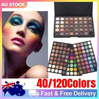 $20.99 • Buy 40/120 Colours Eye Shadow Eyeshadow Palette Makeup Make Up Set Professional Box