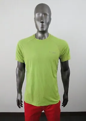 Mens Columbia Montrail Titan Ultra Short Sleeve Active Running Tee T-Shirt Neon • $15.96