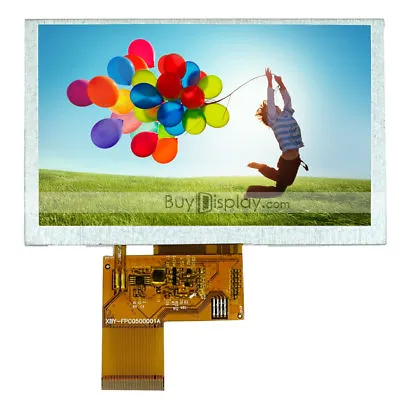 5  5 Inch WVGA 800x480 TFT LCD Display W/Optional Touch Panel Or MP4GPSCar • $18.43