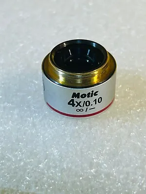 Motic Plan UC 4X Microscope Objective Lens 4X 0.10 For Motic Panthera • $69