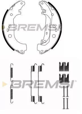 New Rear Brake Shoes And Fitting Kit Fits: Ford Focus MK2 2005-13 • £29.99