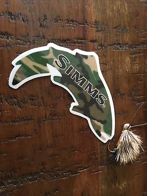 Simms Fishing Products Camo Trout Sticker • $8