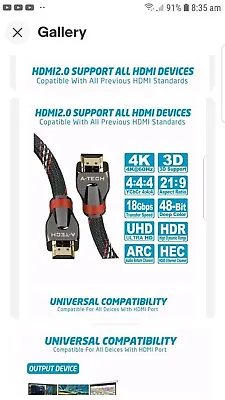 Ultra HD Hdmi Cable 20meters Long.  • £29.99