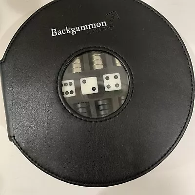 Backgammon  Game Set. Folding. Magnetic. Travel Size. 6 1/2” Sq.Board • $14.99