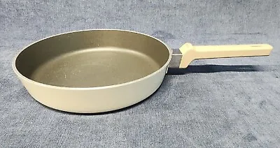 Club Supra Aluminum  Skillet Frying Pan Pot NO Lid Ivory Vintage U-10I • $25