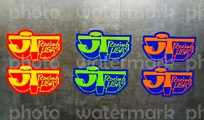 2x JT Racing Stickers Vinyl Decals Motocross MX CR YZ RM MotoGP Pick Ur Size • $5.75