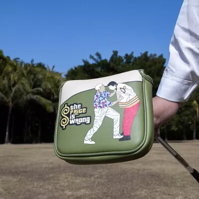 Happy Gilmore Golf Mallet Putter Cover - The Price Is Wrong - Magnetic Closure • $59.98