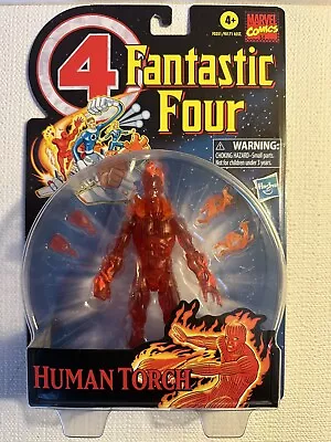 Marvel Legends Series Retro Fantastic Four The Human Torch 6  Action Figure • $11.04