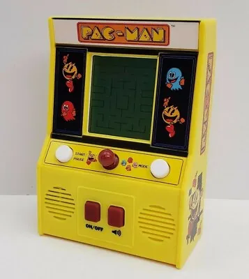 Mini Pac-Man Handheld Arcade Game Pacman Machine Vintage Bandai Namco 09521 • $24.99
