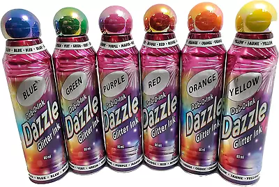 Dazzle Glitter Bingo Dauber/Dabber Ink 6-Pack Mixed Colors • $22.99