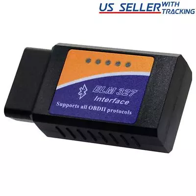 Bluetooth OBD2 OBDII Car Diagnostic Scanner Auto Fault Code Reader Tool ELM327 • $8.29