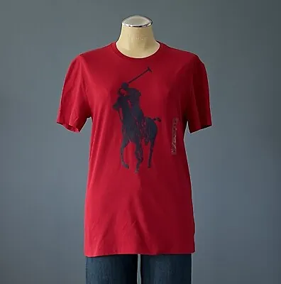 NWT Polo Ralph Lauren 100% Cotton Big Polo Pony Graphic Tee T-shirt Top • $35