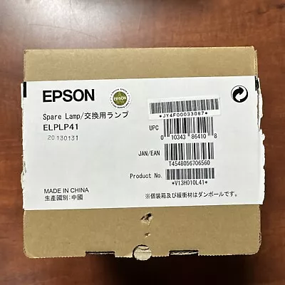 New Genuine OEM Epson Projector Lamp Bulb W/Housing ELPLP41 V13H010L41 • $49