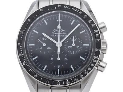 OMEGA Speedmaster Moonwatch Professional Chronograph Men's Black Watch - 3570.50 • $3899