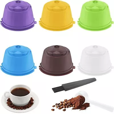 Reusable Coffee Capsules For Nescafe Dolce Gusto Brewers 6 Pack Refillable C... • $18.68