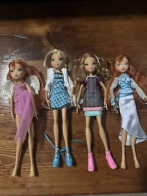 Winx Club Mattel Dolls Bloom Flora Lot Of 4 From 2004 • $6