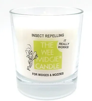 Insect Repelling Wee Midgie Lavender & BOG Myrtle Candle Jar For Midges & Mozzie • £18.99