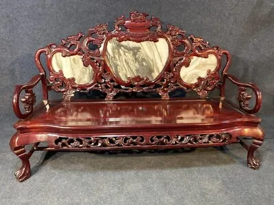 Rose Wood Oriental Carved Furniture Set • $6500