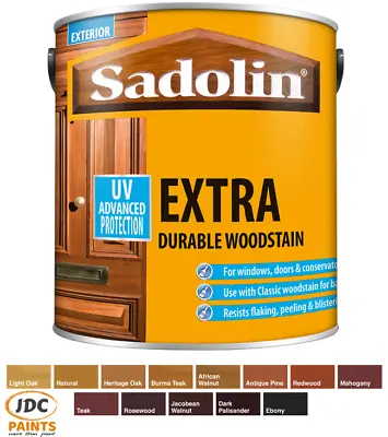 Sadolin Extra Durable Uv Protection Woodstain Various Colours 2.5l • £47.89