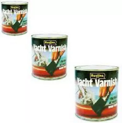 Rustins - Yacht Varnish Gloss & Satin For Wood Timber - 250ml / 500ml / 1L • £9.19