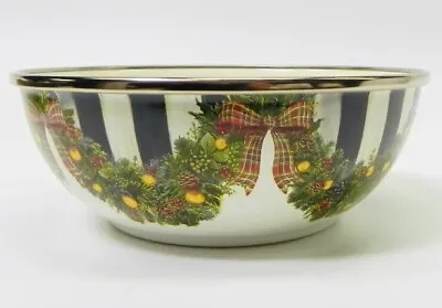 MacKenzie Childs EVERGREEN CHRISTMAS Enamel Bowl • $42.50