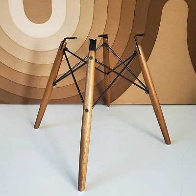 New Solid Oak Wooden Dowel Leg Base For Herman Miller Eames Shell Chair • $110